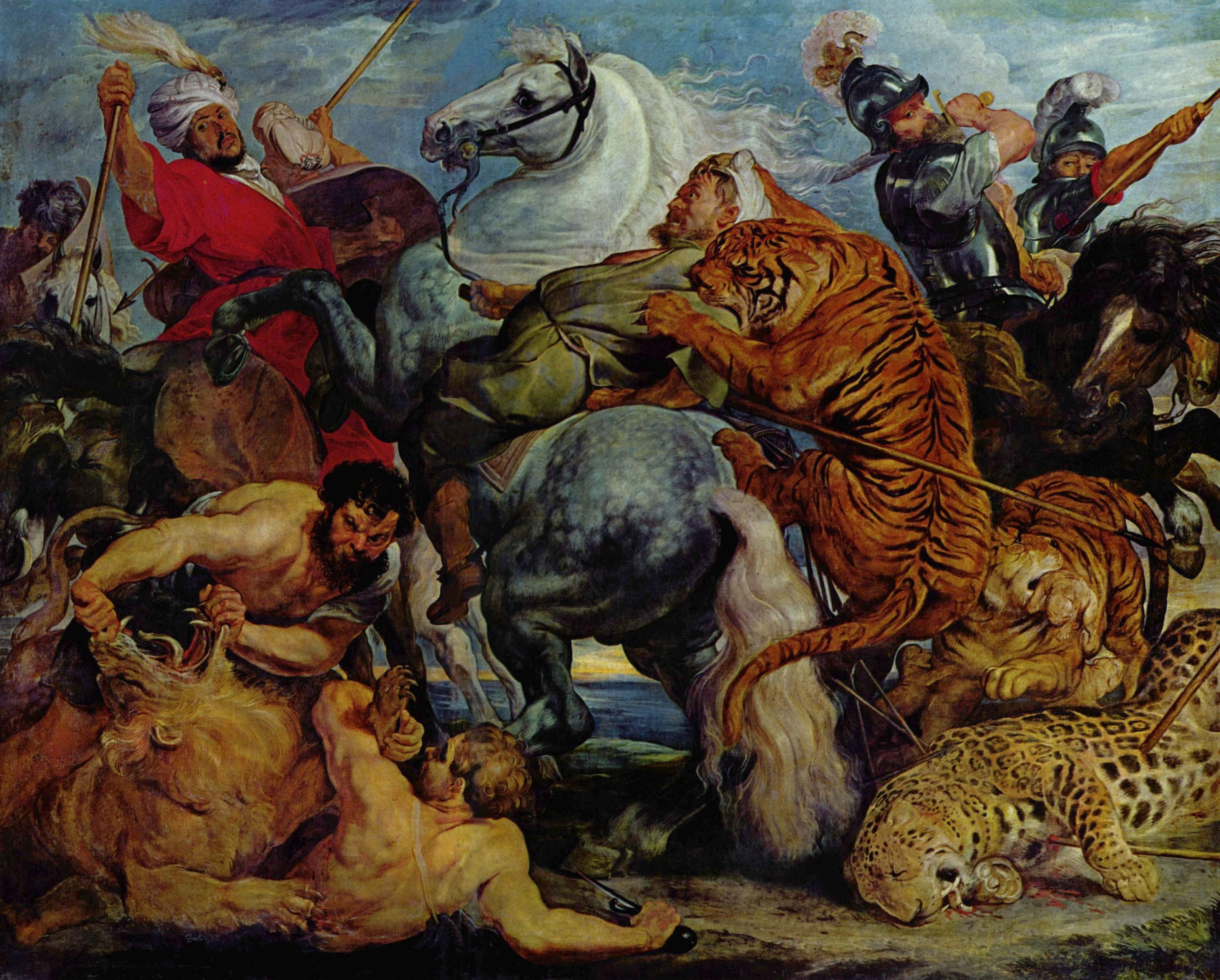 La Chasse au tigre - Peter Paul Rubens