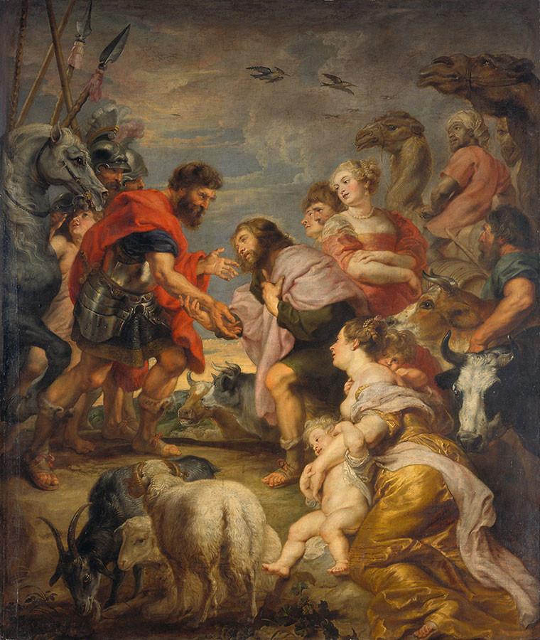 La Réconciliation d'Ésaü et Jacob - Peter Paul Rubens