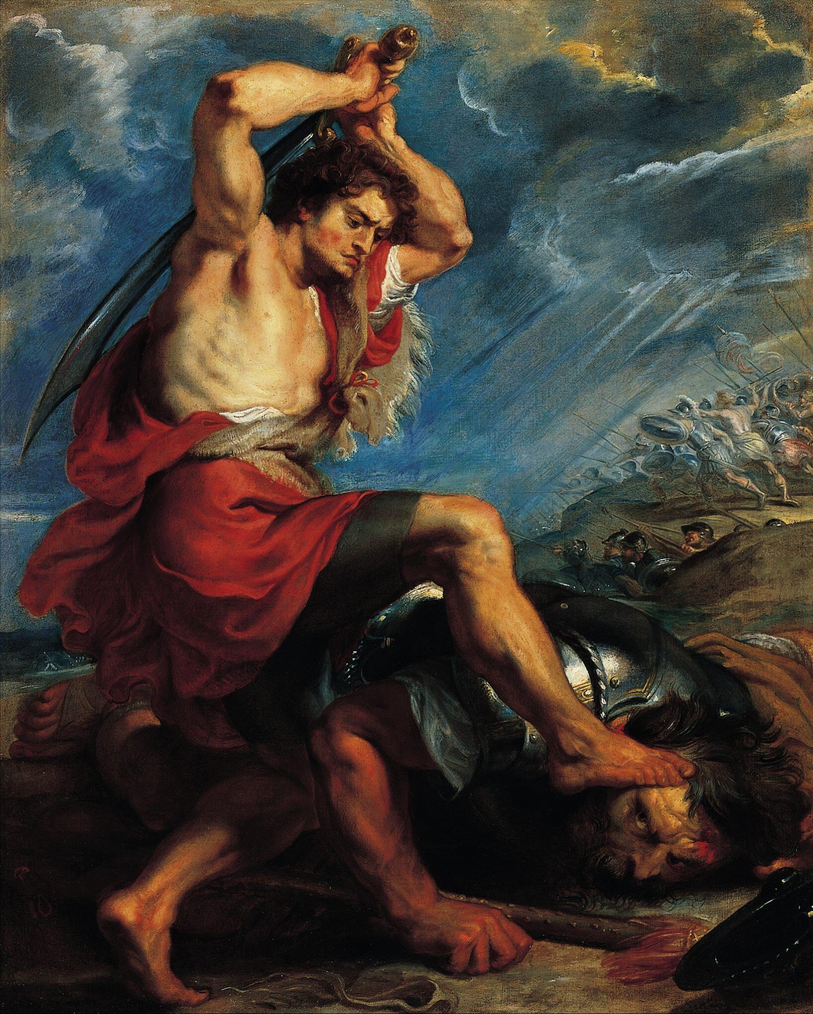 David tuant Goliath - Peter Paul Rubens