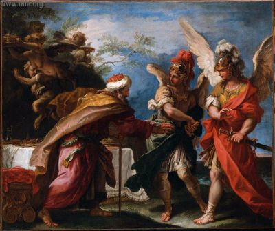 Phineas a synové Borée - Sebastiano Ricci
