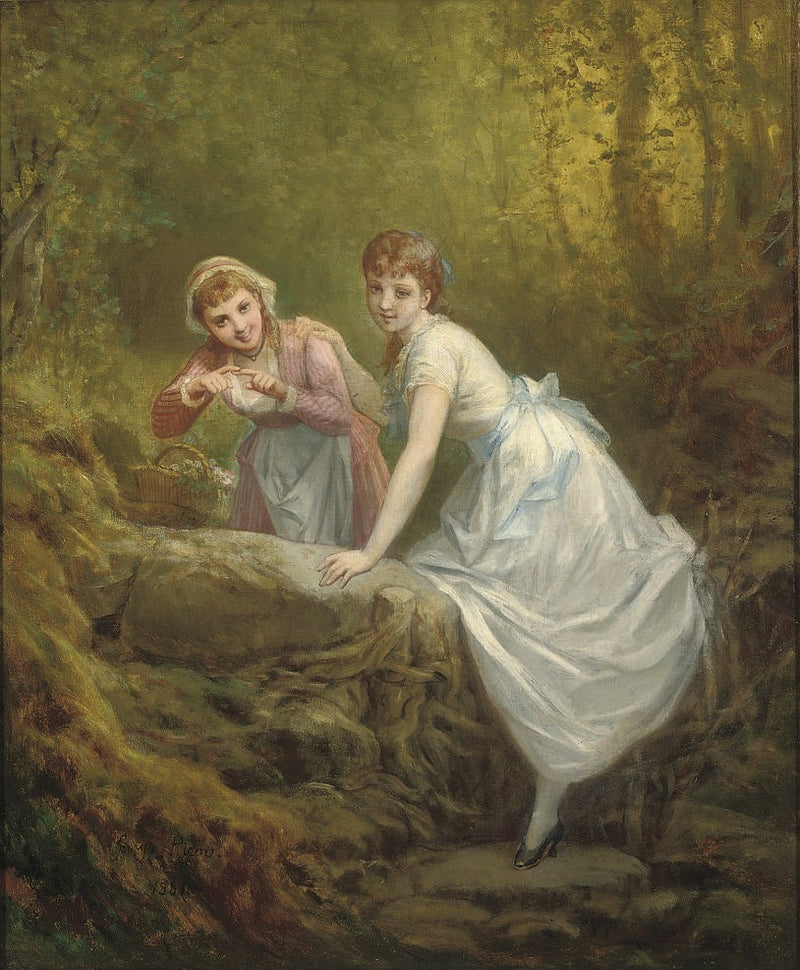 Les cueilleurs de fleurs - Henri-Pierre Picou