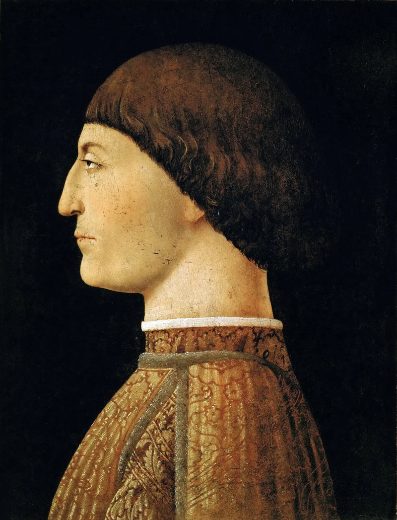 Portrét Sigismonda Malatesty, pána z Rimini - Piero della Francesca