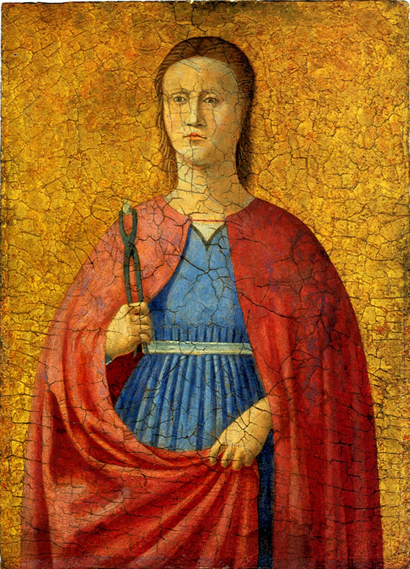 Svatá Apolline - Piero della Francesca