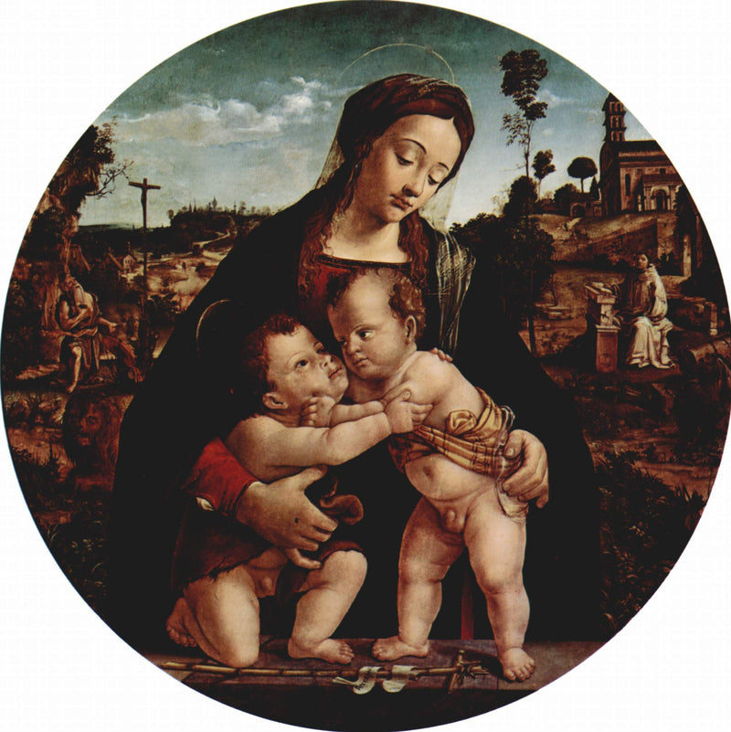 La Vierge à l'Enfant avec le jeune saint Jean - Piero di Cosimo