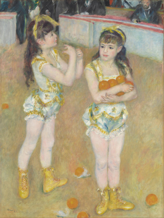 Acrobates au Cirque Fernando (Francisca et Angelina Wartenberg) - Pierre-Auguste Renoir