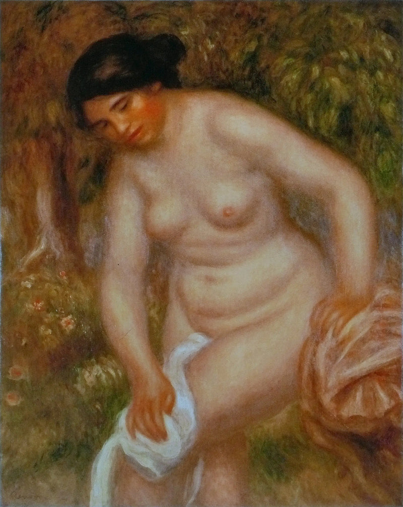 Koupající se žena se utírá - Pierre-Auguste Renoir