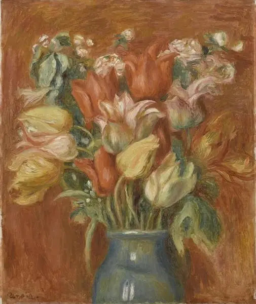 Kytice tulipánů - Pierre-Auguste Renoir