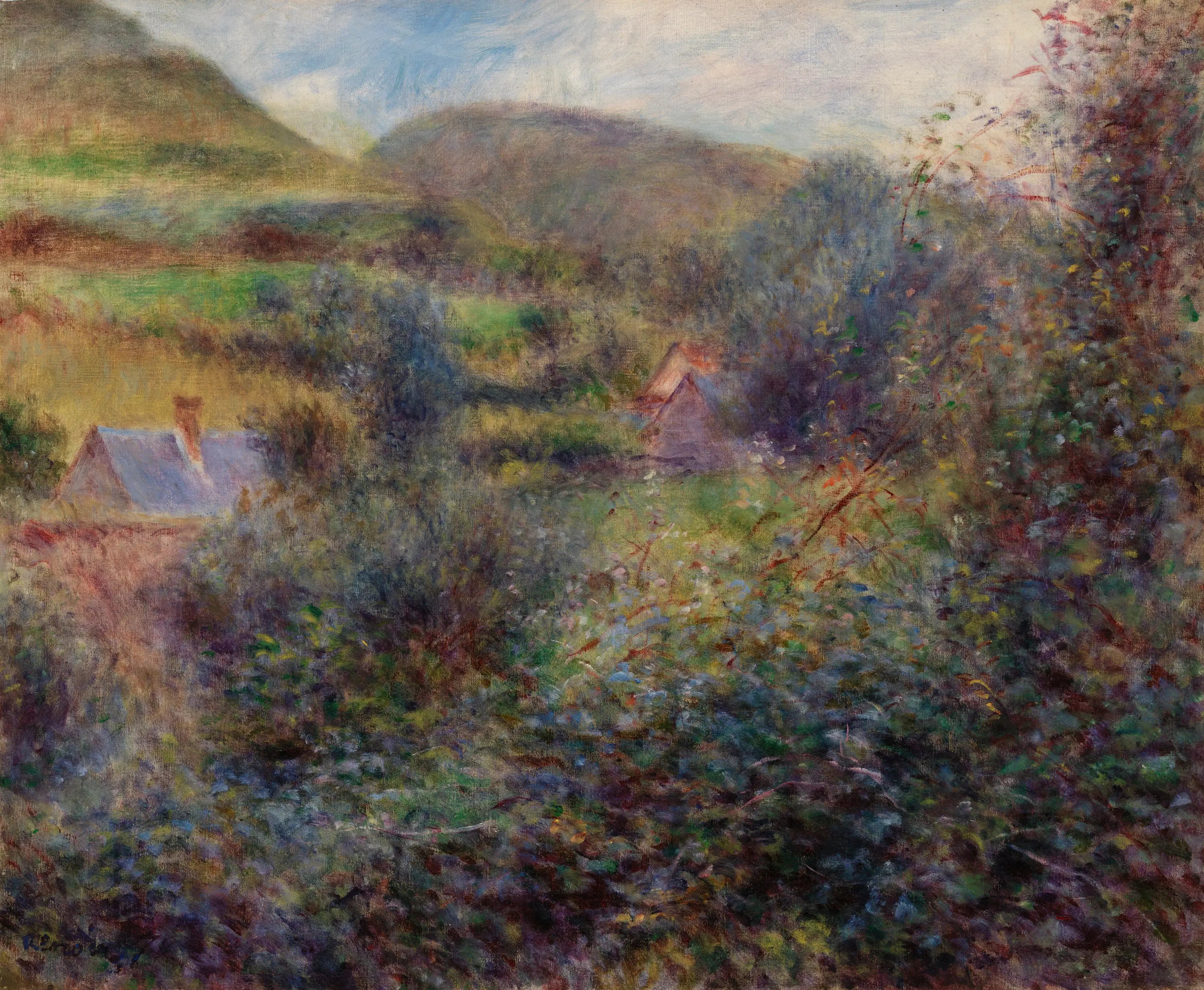 Reproduction du tableau « Environs de Berneval - Pierre-Auguste Renoir » par Alpha Reproduction en peinture à l’huile