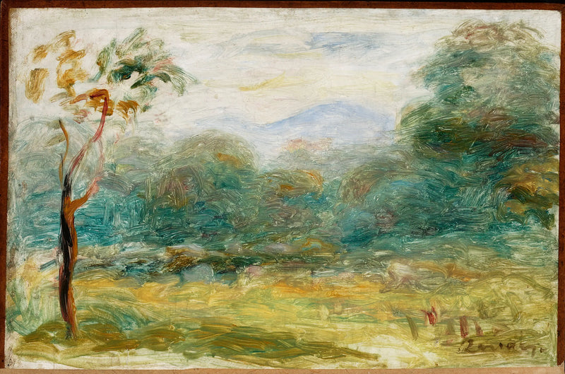 Krajina jižní Francie (Cagnes-sur-Mer) - Pierre-Auguste Renoir