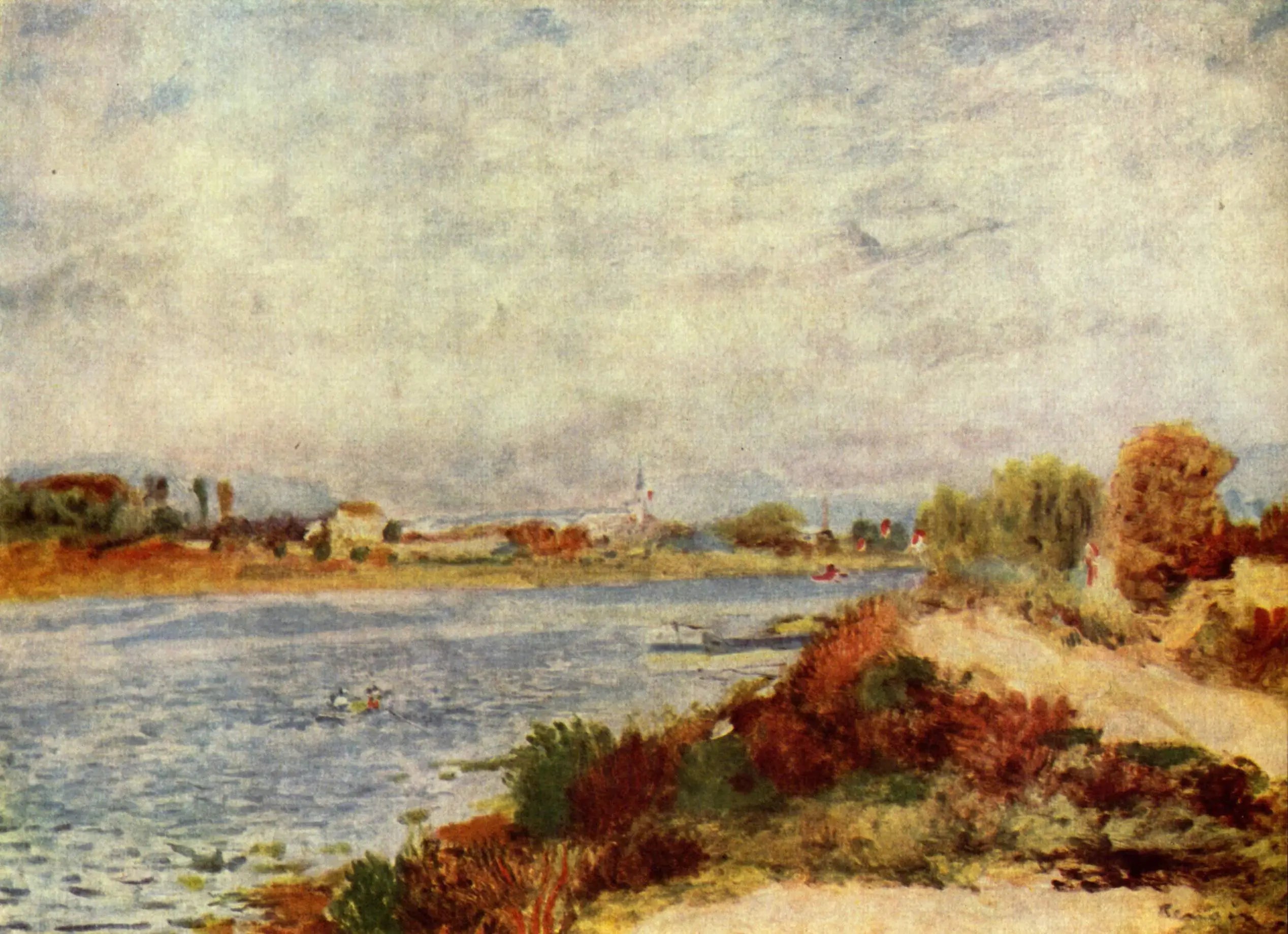 Reproduction du tableau « La Seine à Argenteuil - Pierre-Auguste Renoir » par Alpha Reproduction en peinture à l’huile