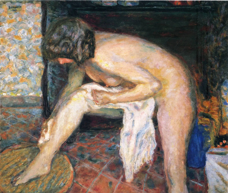 Žena nakloněná - Pierre Bonnard