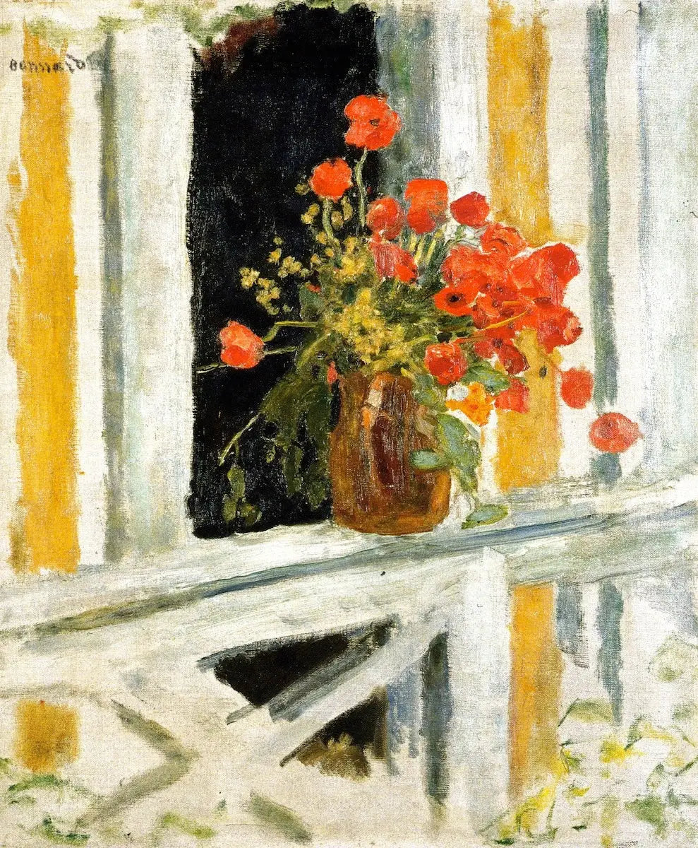 Reproduction du tableau « Les Coquelicots - Pierre Bonnard » par Alpha Reproduction en peinture à l’huile