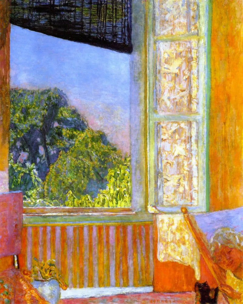 Otevřené okno - Pierre Bonnard