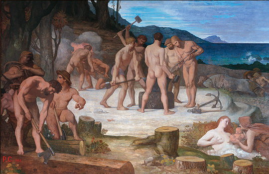 Le Travail - Pierre Puvis de Chavannes