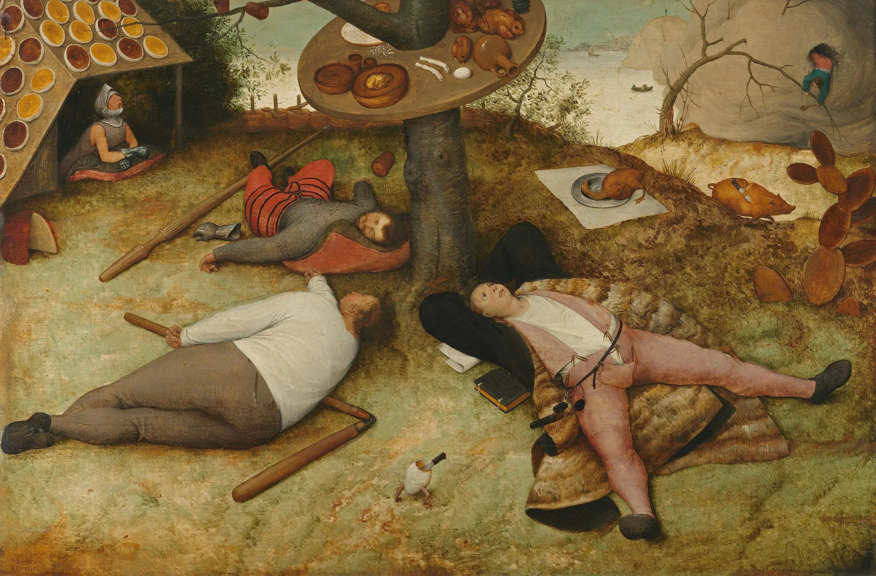 Le Pays de Cocagne - Pieter Brueghel the Elder - Alpha Reproduction