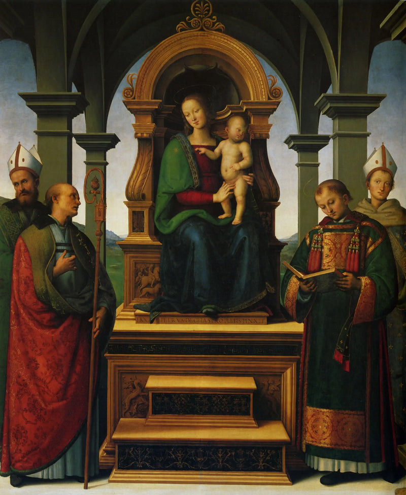 Retabel Décemvirů - Pietro Perugino