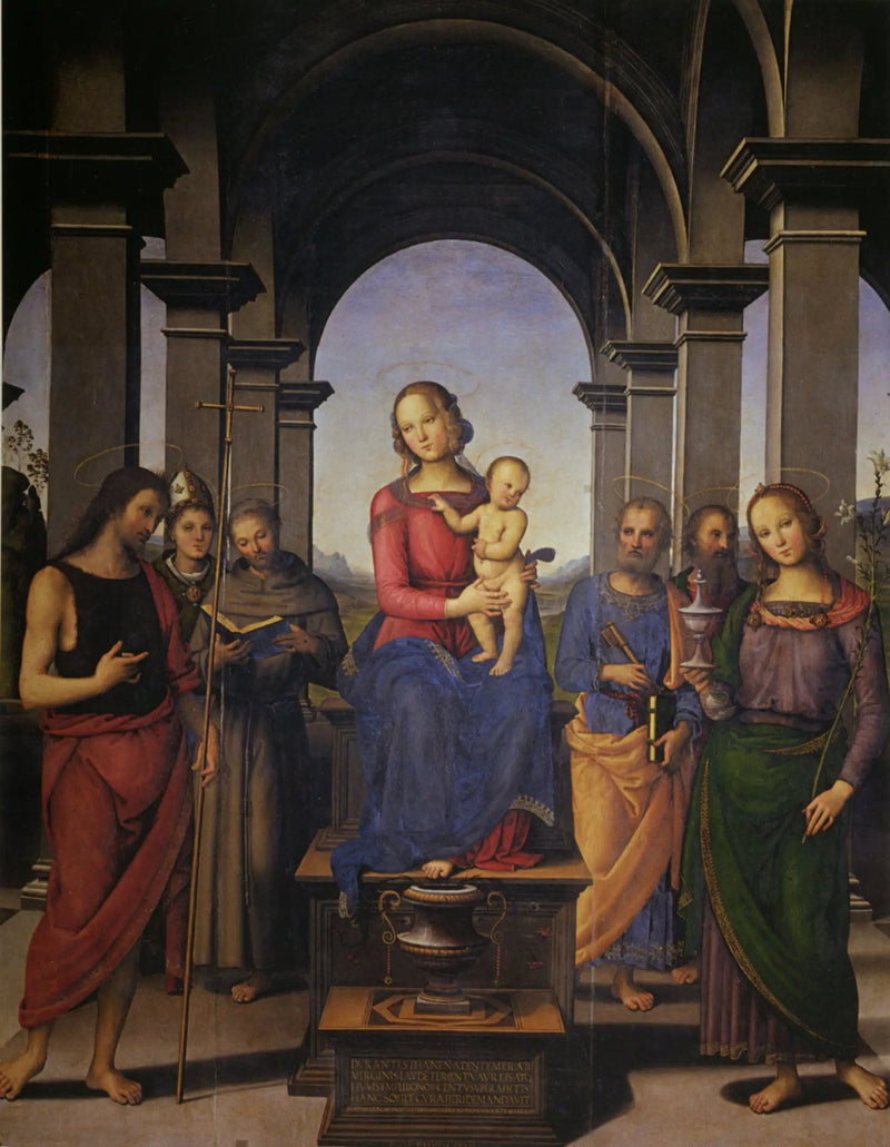 Retablo Fano - Pietro Perugino