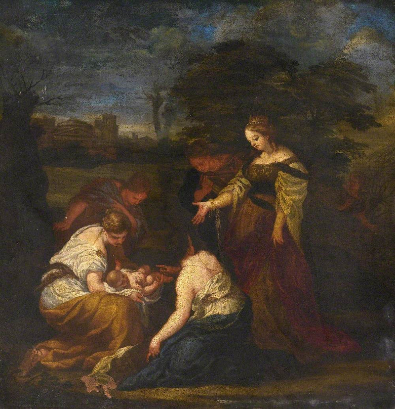 Objev Mojžíše v rákosí - Pietro da Cortona