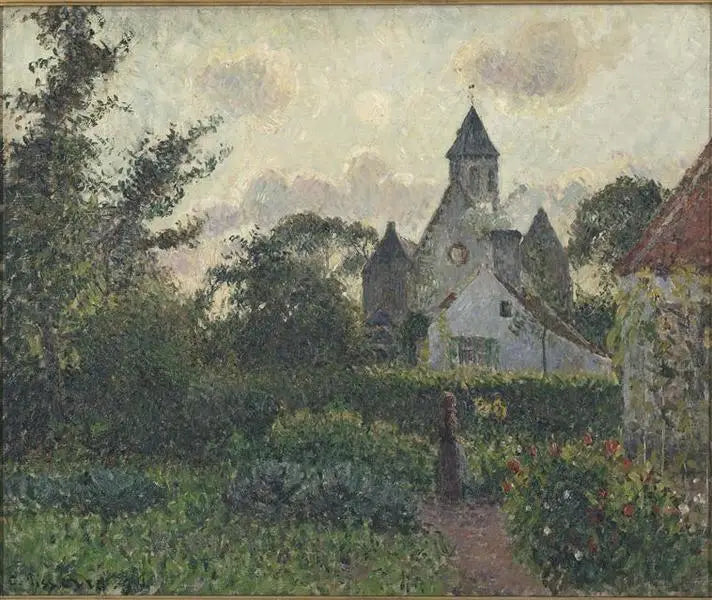 Kostel v Knocke - Camille Pissarro