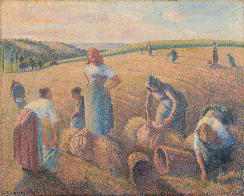 Sběračky - Camille Pissarro
