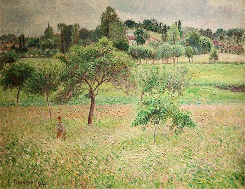 Reproduction du tableau « Pommiers à Éragny - Camille Pissarro » par Alpha Reproduction en peinture à l’huile