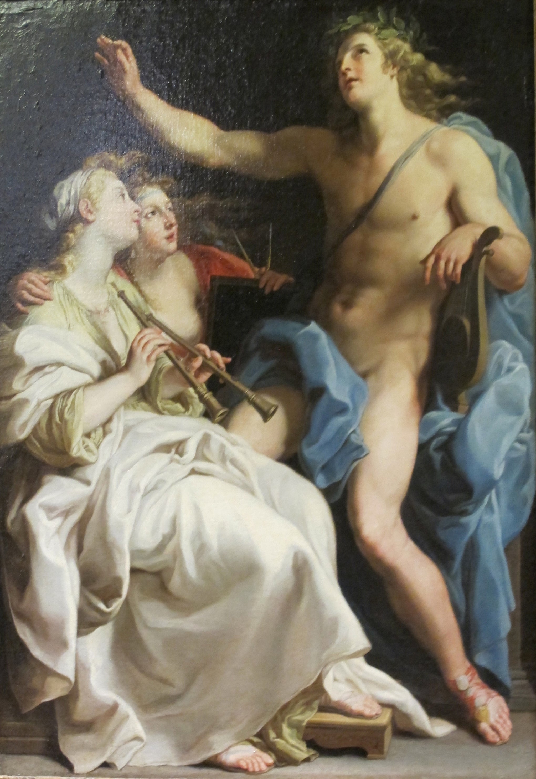 Apollon, Euterpe et Uranie - Pompeo Batoni