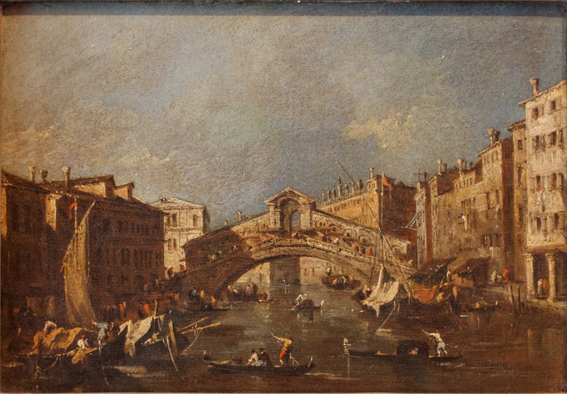 Most Rialto v Benátkách - Francesco Guardi