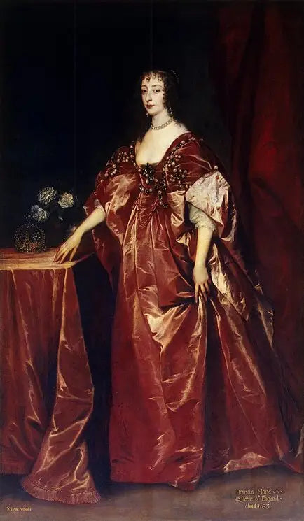 Portrét královny Henriette-Marie - Antoine van Dyck