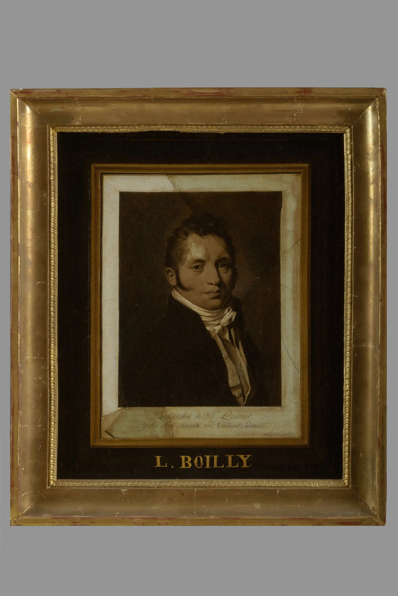 Portrét Thomase Palmera, v trompe-l'œil - Louis-Léopold Boilly