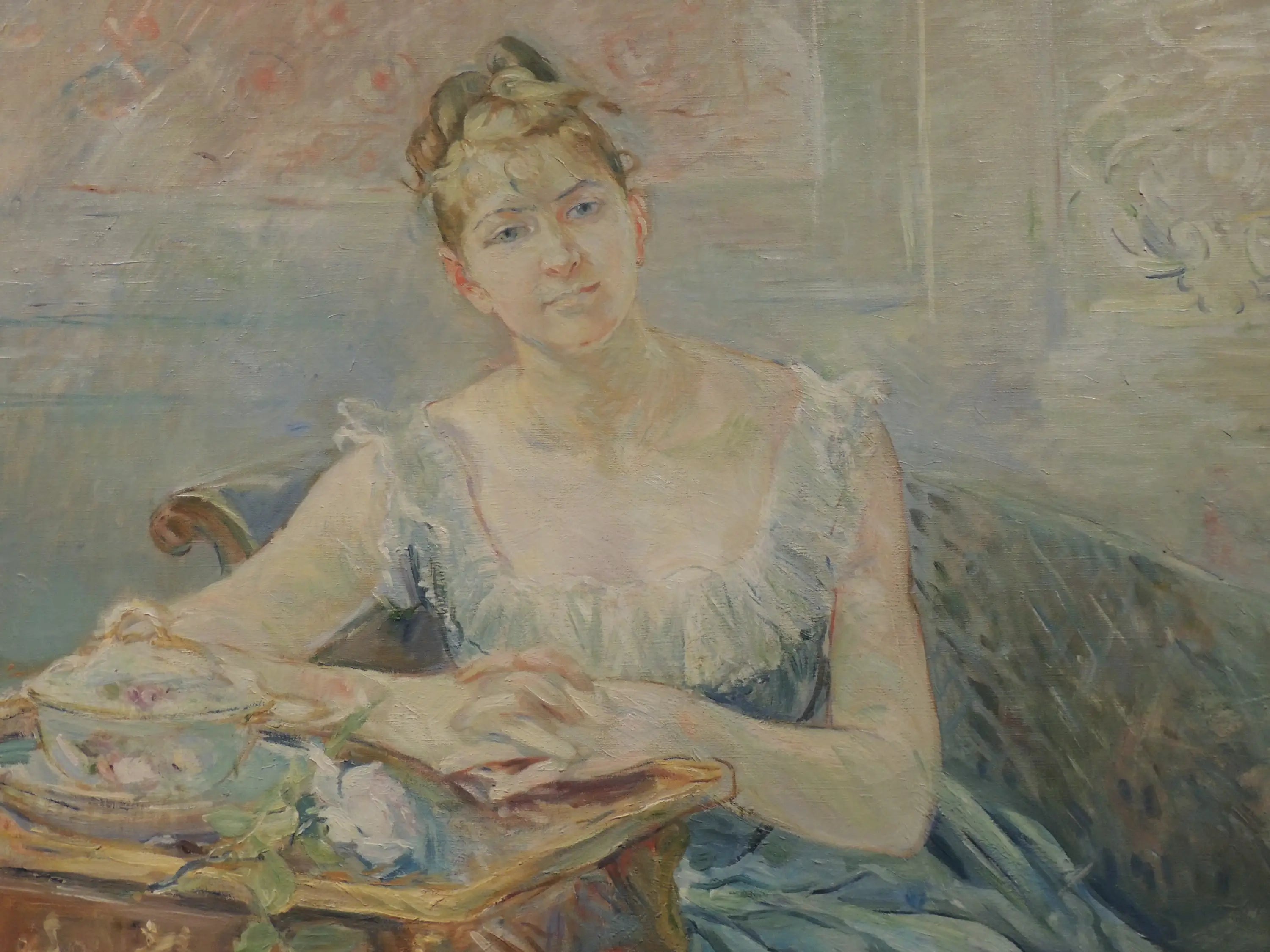 Reproduction du tableau « Louise Riesener - Berthe Morisot » par Alpha Reproduction en peinture à l’huile
