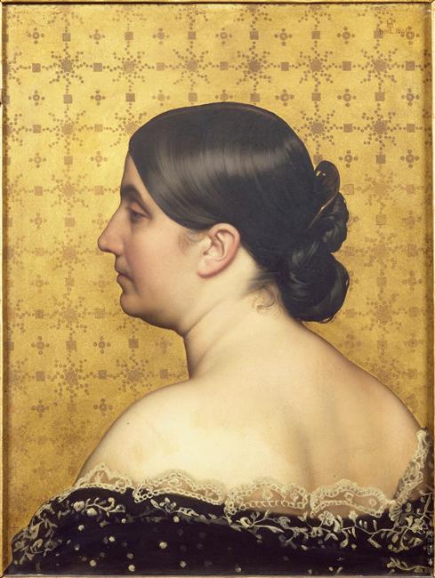 Portrait de la femme de l'artiste, née Clémence Casadavant - Henri Lehmann