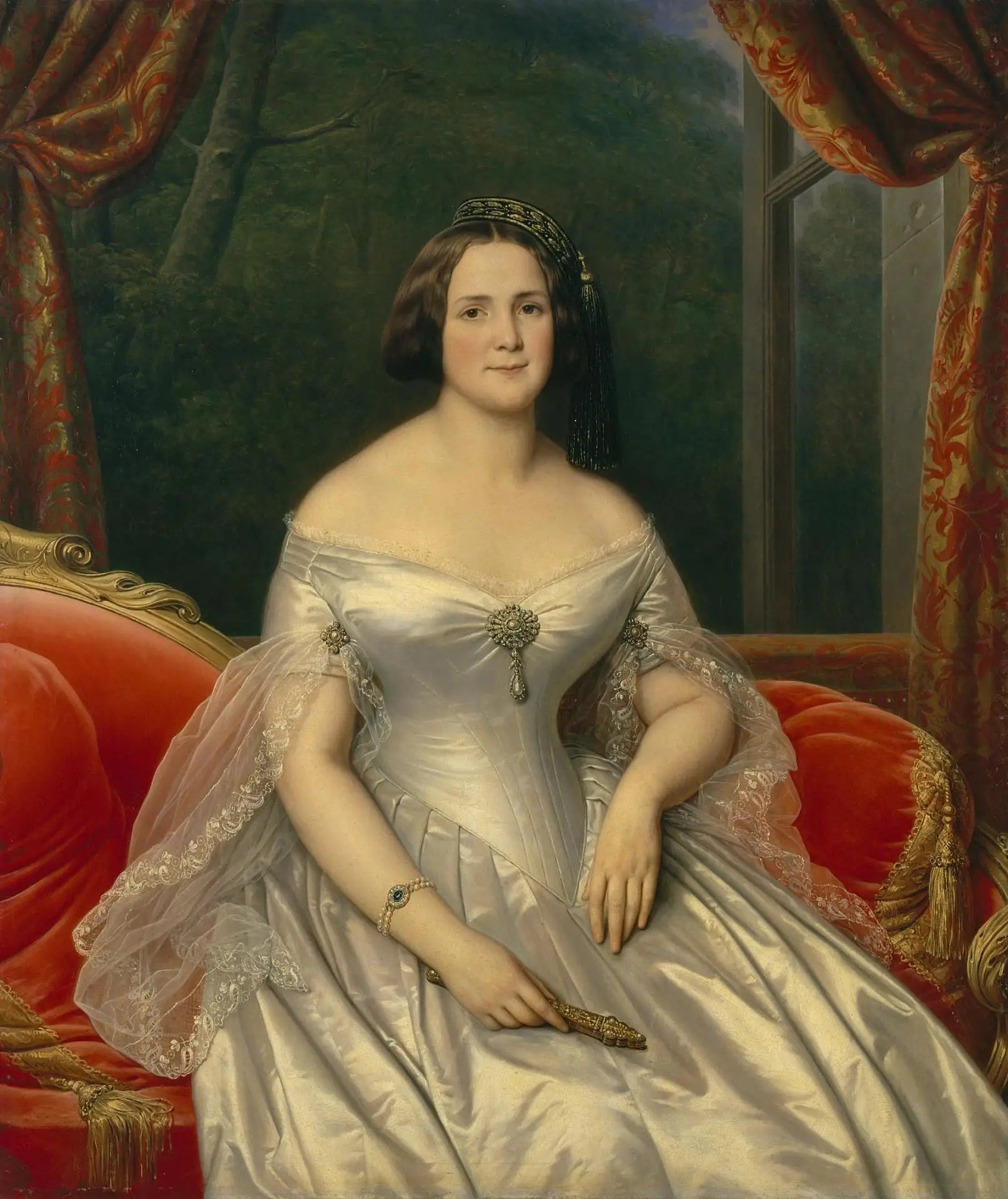 Portrait d’Anna Benardaki - Charles de Steuben - Alpha Reproduction