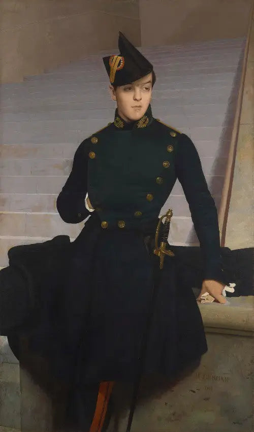 Reproduction du tableau « Portrait de Claude-Armand Gérôme, frère de l'artiste - Jean-Léon Gérôme » par Alpha Reproduction en peinture à l’huile