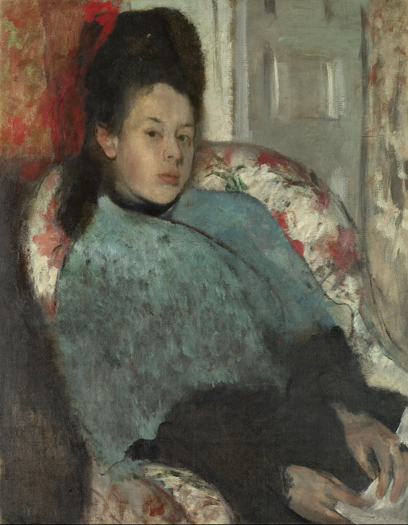 Portrét Eleny Carafa - Edgar Degas