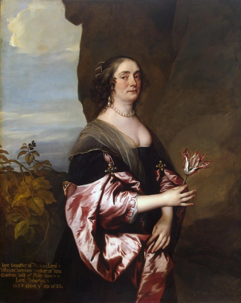 Portrét lady Jane Goodwin - Antoine van Dyck