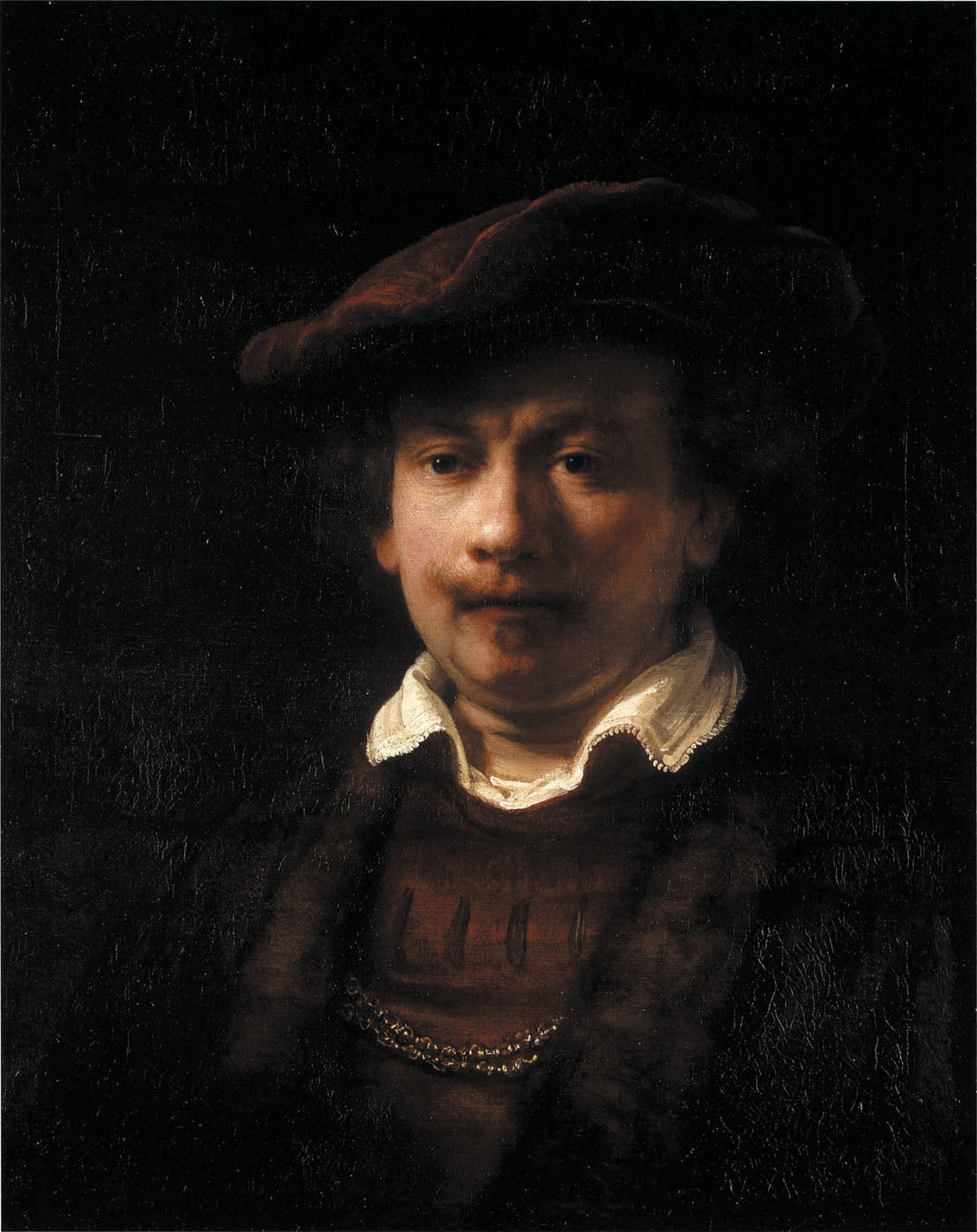 Reproduction du tableau « Autoportrait - Rembrandt » par Alpha Reproduction en peinture à l’huile