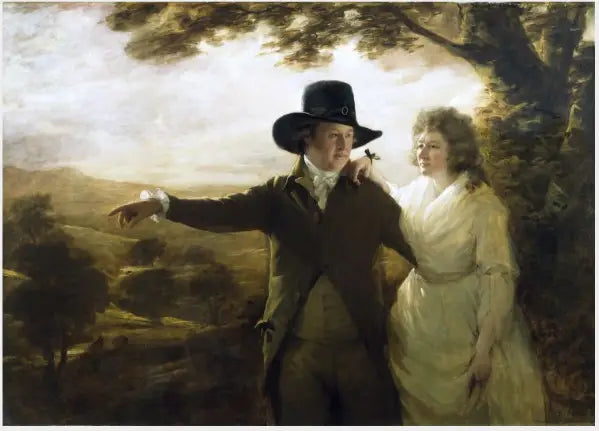 Portrét Sir Johna a Lady Clerk de Penicuik - Henry Raeburn