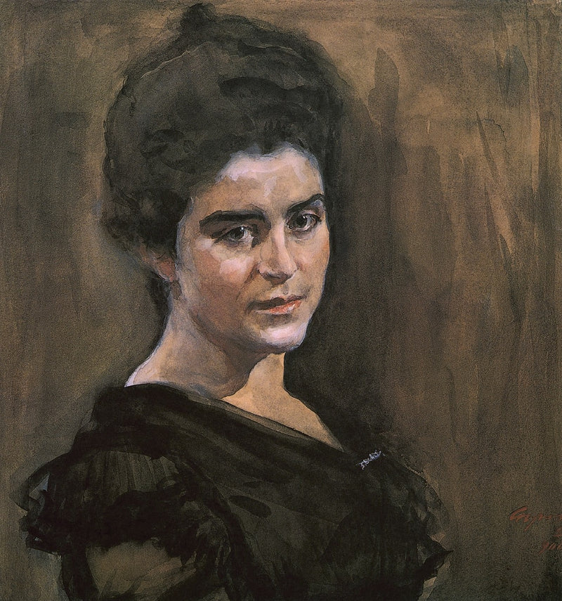 Portrait de Sophie Dragomirova-Lukomskaya - Valentin Serov
