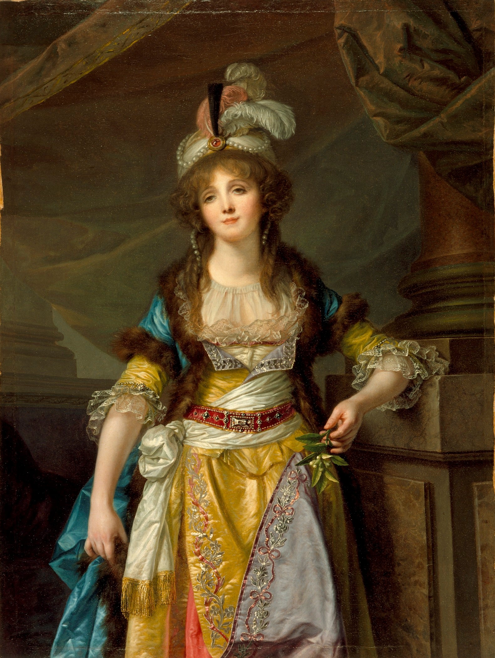 Portrait d'une dame - Jean-Baptiste Greuze