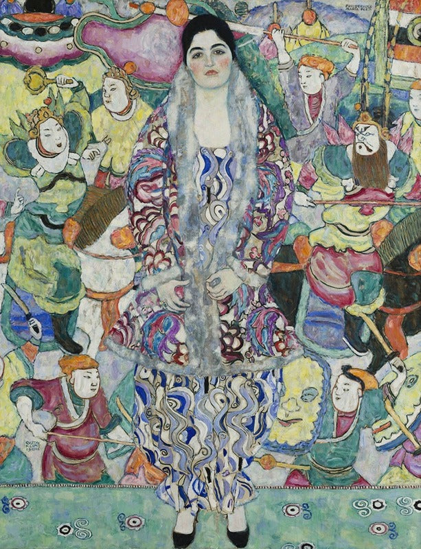 🎎✨ Portrét Friederike Marie Beerové – Gustav Klimt (1916)