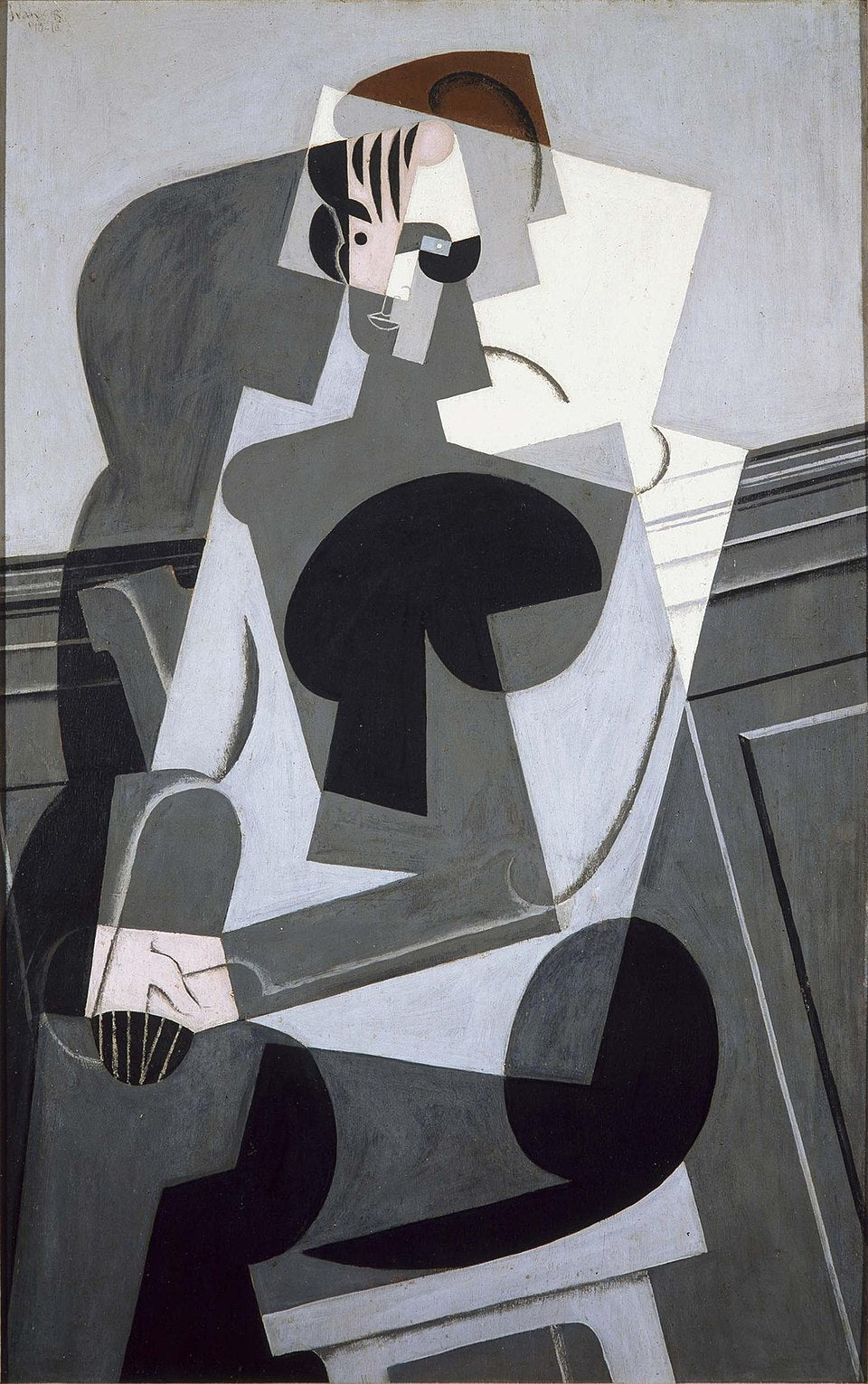 Zátiší s ovocným talířem a mandolínou - Juan Gris