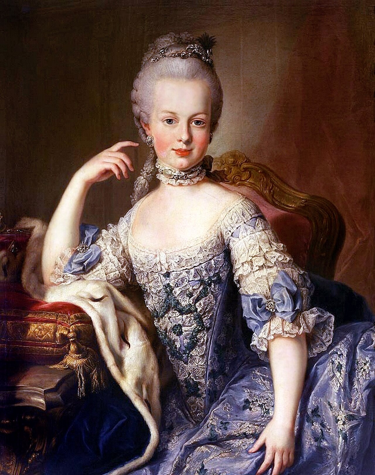 Portrét Marie-Antoinetty jako dítěte – Martin van Meytens (kolem roku 1767)