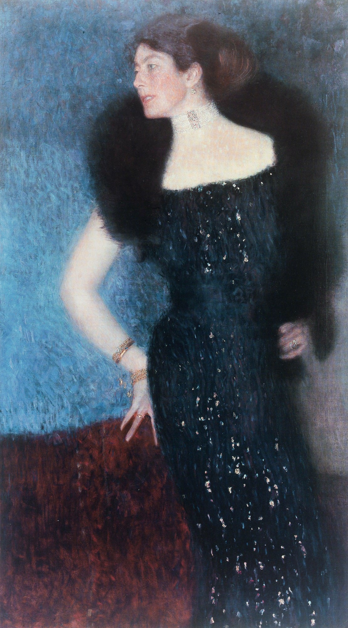 👗 Portrét Rose von Rosthorn-Friedmann – Gustav Klimt (kolem roku 1900)