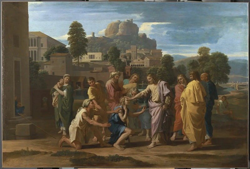 Slepí z Jericha - Nicolas Poussin