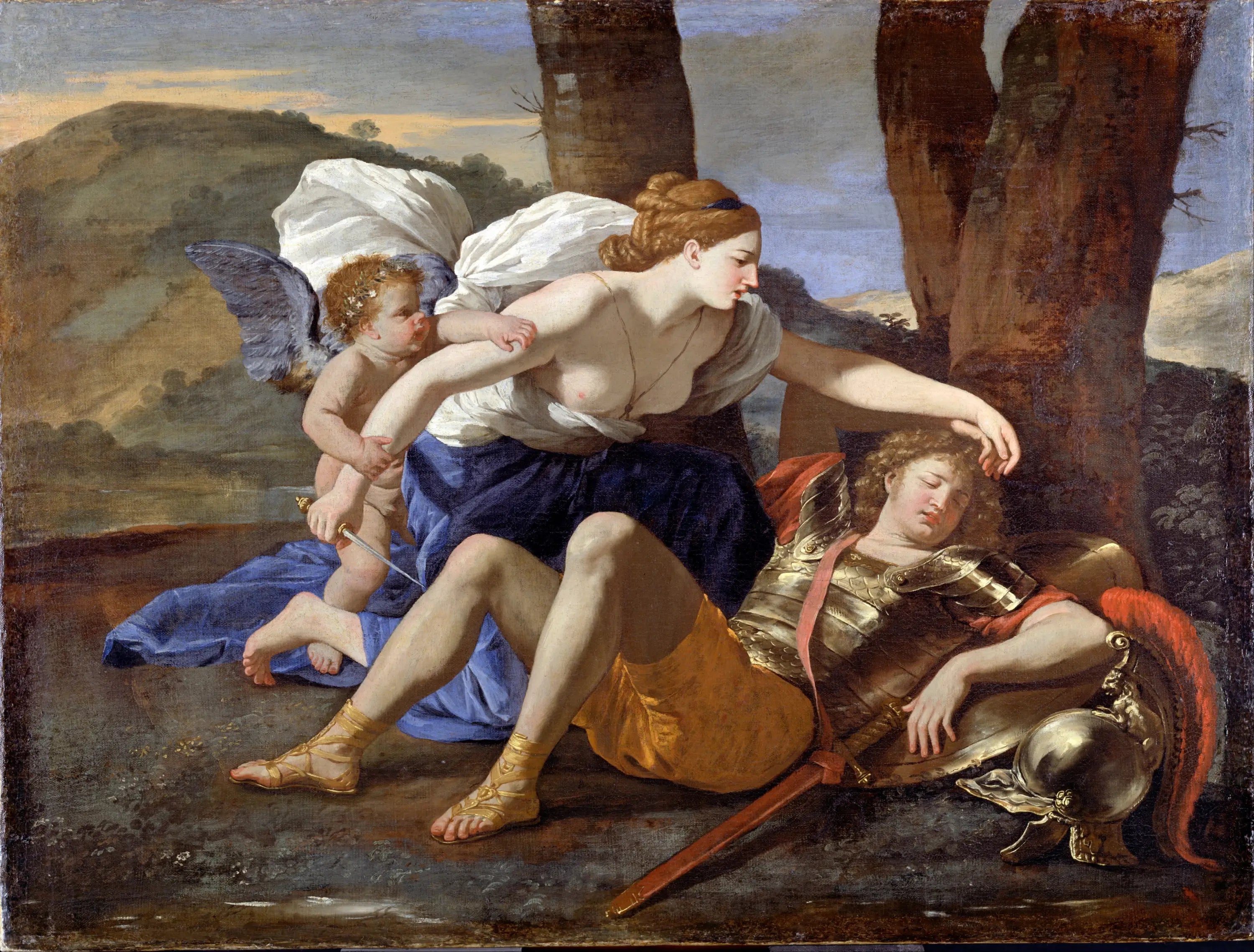 Renaud et Armide - Nicolas Poussin - Alpha Reproduction