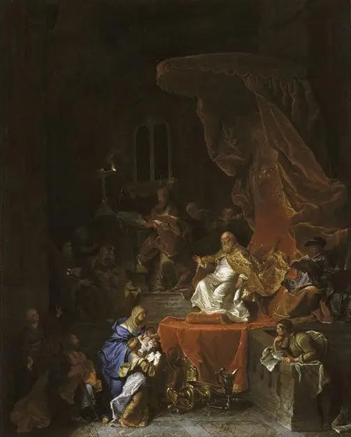 Představení v chrámu - Hyacinthe Rigaud
