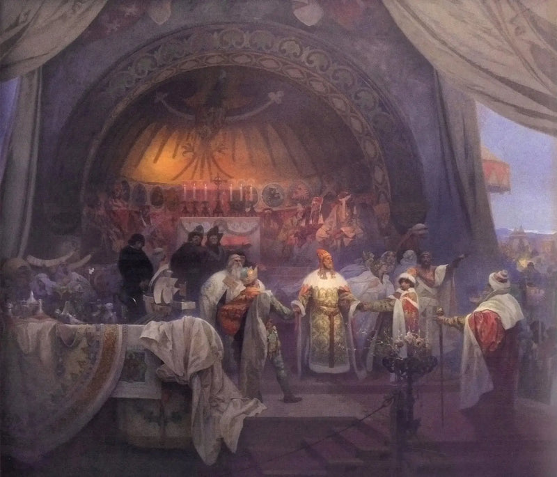 Král Přemysl Otakar II. z Čech - Alphonse Mucha