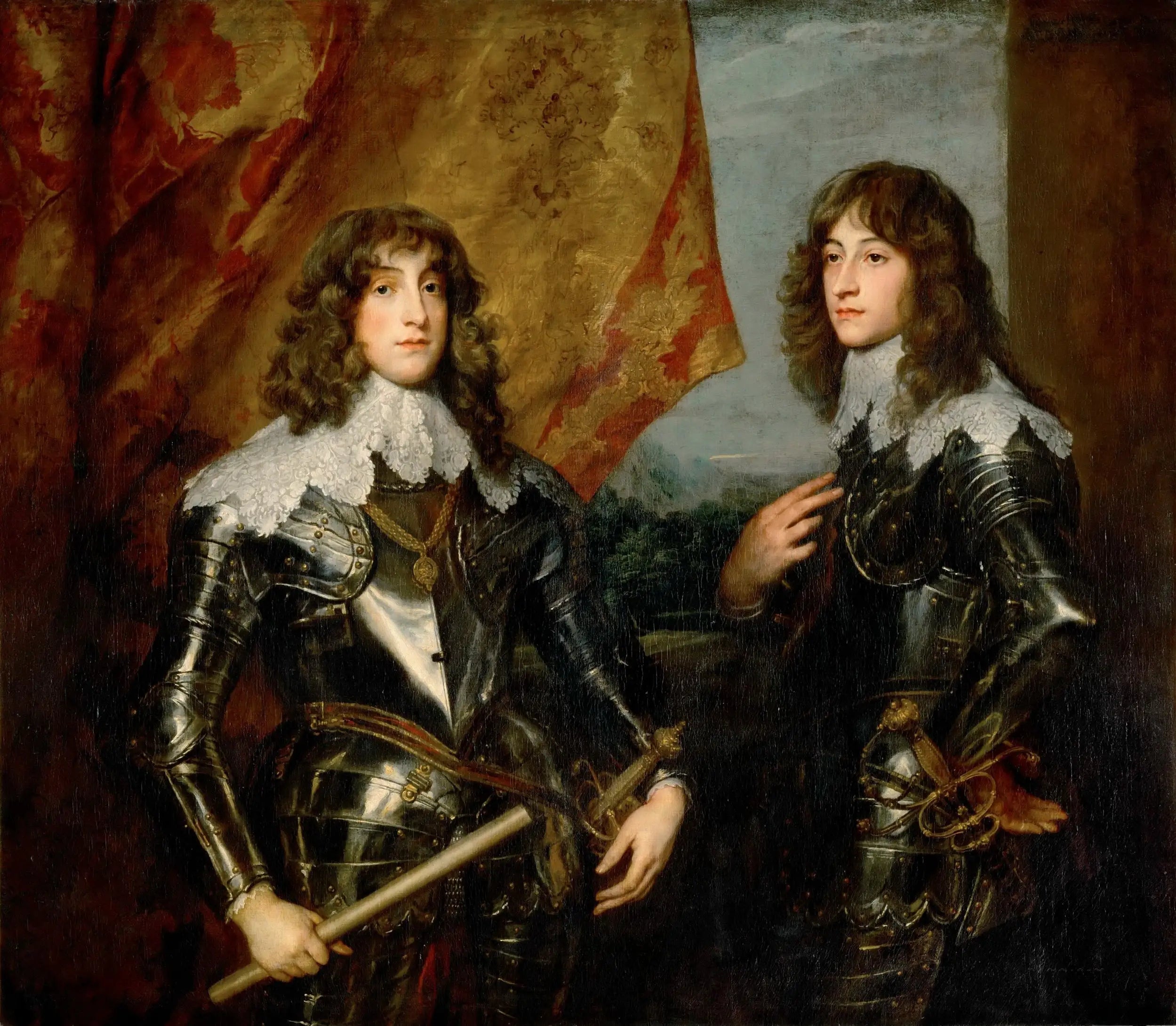 Portrait des princes palatins - Antoine van Dyck - Alpha Reproduction