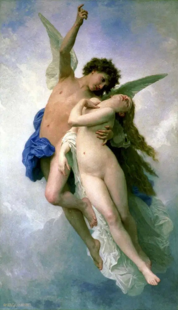 Psyché a láska - Bouguereau