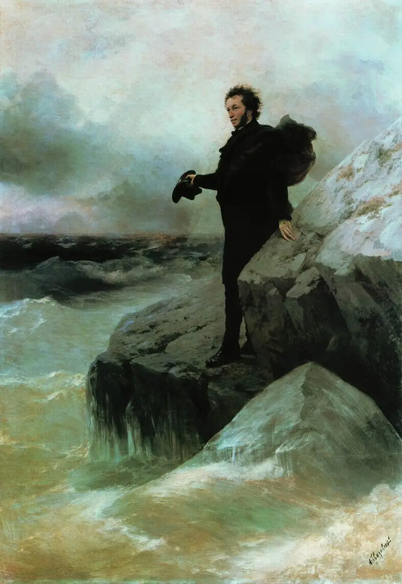 Rozloučení s mořem od Pouchkina - Ivan Aivazovskij